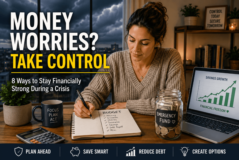 Money Worries During a Crisis: 8 Ways to Regain Control