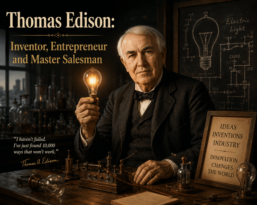 Thomas Edison: Inventor, Entrepreneur and Master Salesman
