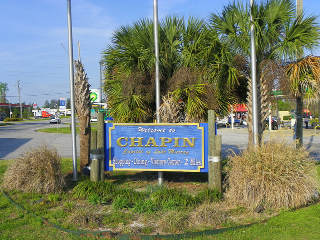 Welcome to Chapin sign