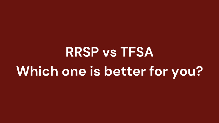 Text: RRSP vs TFSA Which one is better for you?