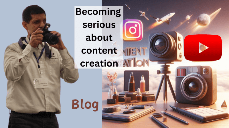Alain Guillot, Becoming serious about content creation