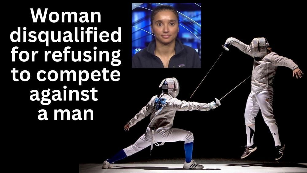 Female Fencer Expelled for Refusing to Compete Against a Man