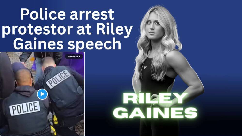 Pro-Trans Protestor Arrested at Riley Gaines Speech At San Francisco State