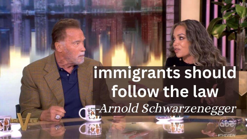 Arnold Schwarzenegger Quashes Anti-ICE Gotcha Question on The View