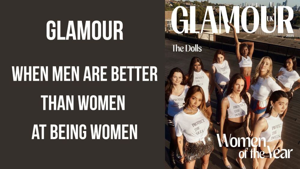 When Men Are Better Than Women at Being Women