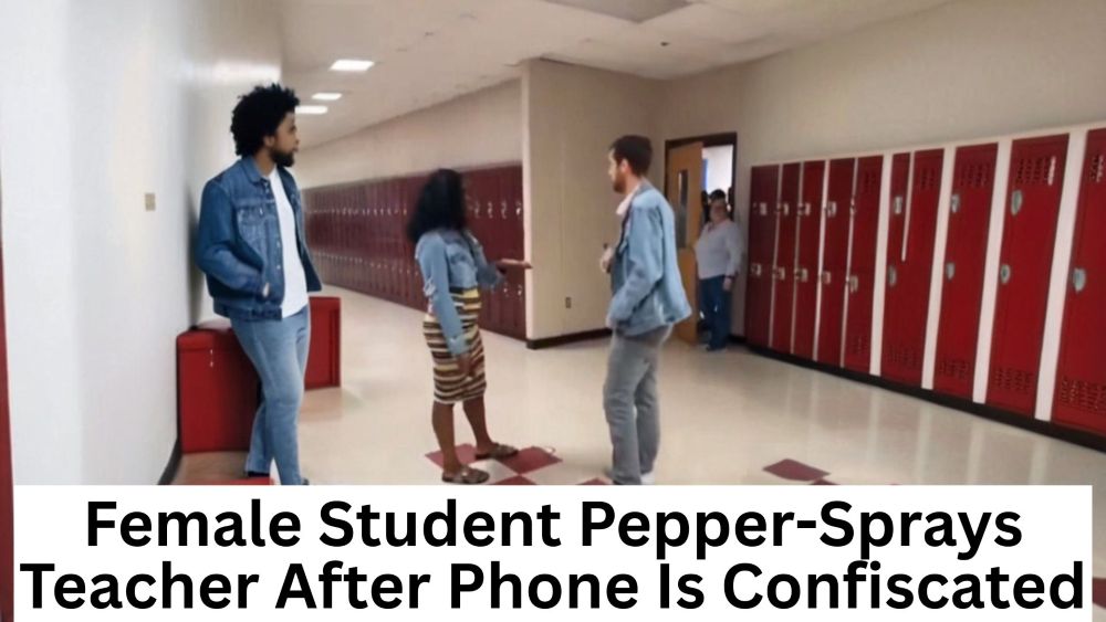Black Female Student Pepper-Sprays Teacher After Phone Is Confiscated