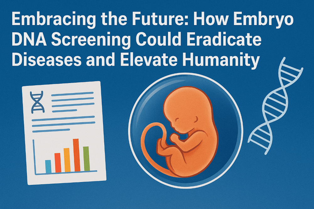 How Embryo DNA Screening Could Eradicate Diseases and Elevate Humanity