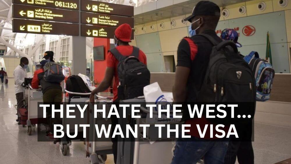 Criticizing the West While Lining Up for a Visa