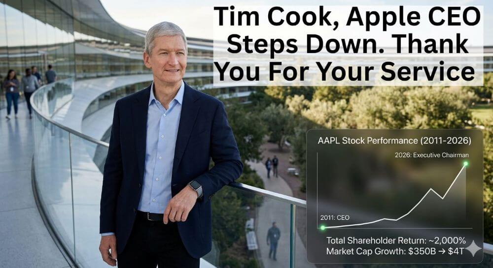 Tim Cook’s Legacy: From Steve Jobs’ Successor to Tech Titan