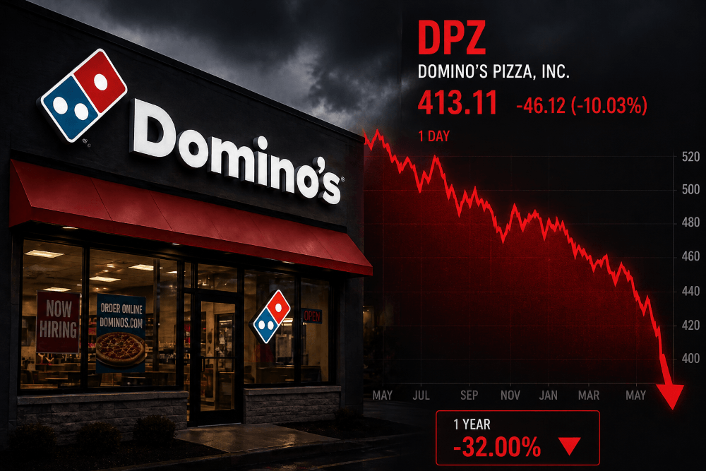 Domino's stock drop