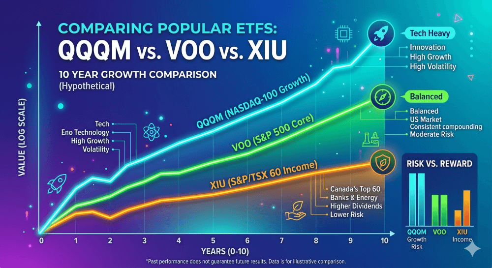 QQQ vs. S&P 500 vs. TSX: Investing In The Index For Canadians