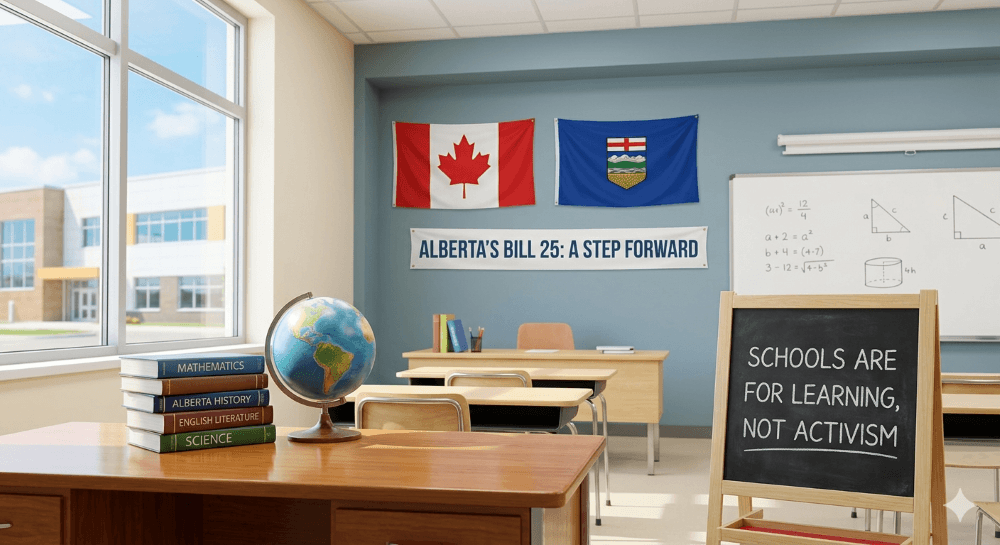 Schools Are for Learning, Not Activism: Why Alberta’s Bill 25 is a Step Forward
