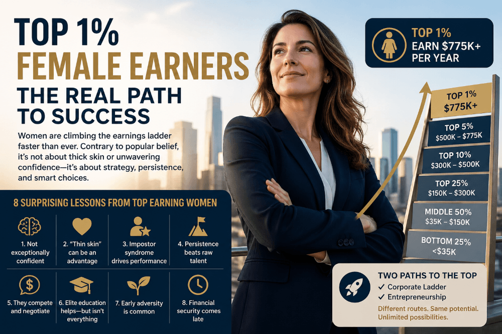 Top 1% Female Earners: The Real Path to Success