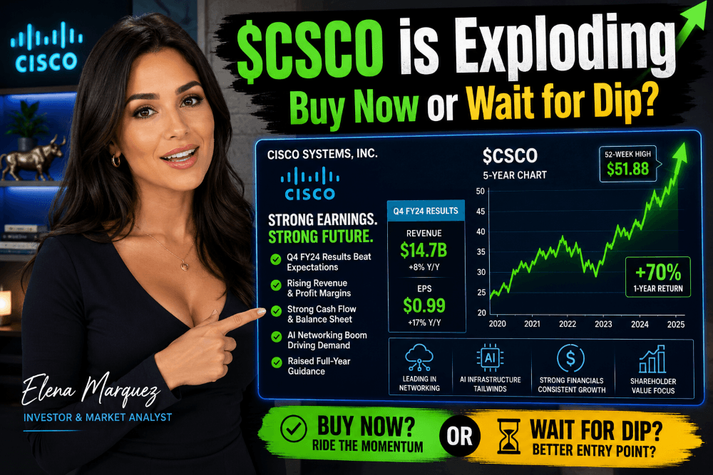 Cisco Systems Surges