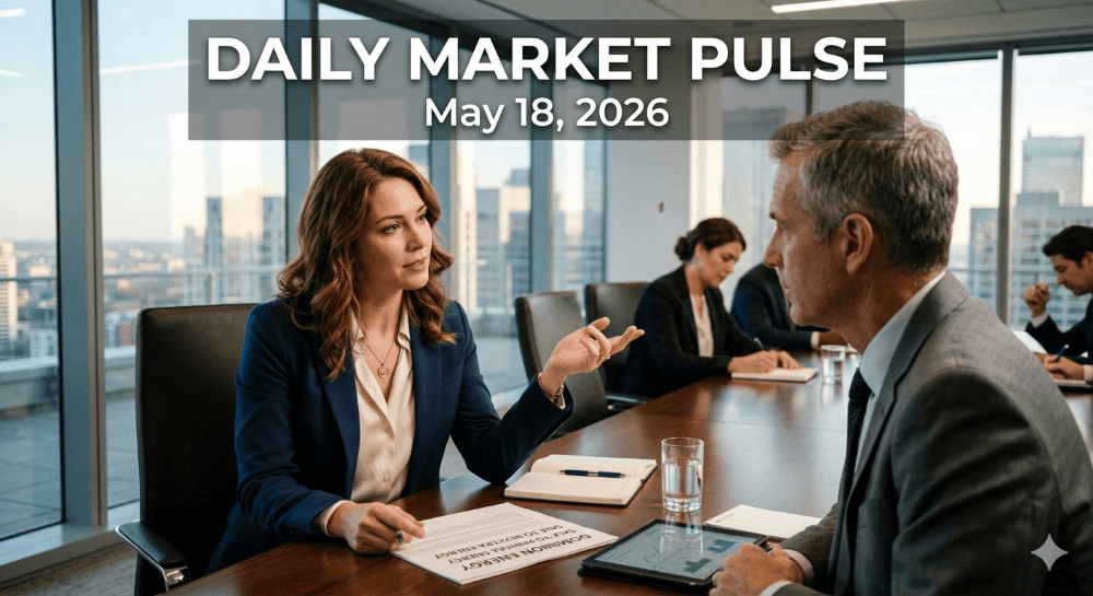 Market recap, Monday, May 18, 2026