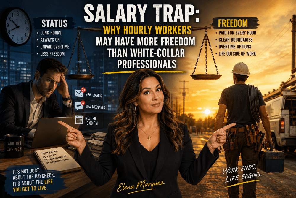Salary Trap Why Hourly Workers May Have More Freedom