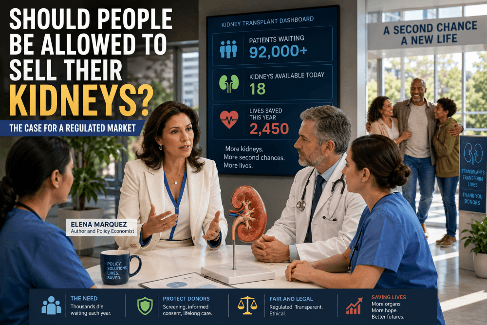 Should People Be Allowed to Sell Their Kidneys? The Case for a Regulated Market