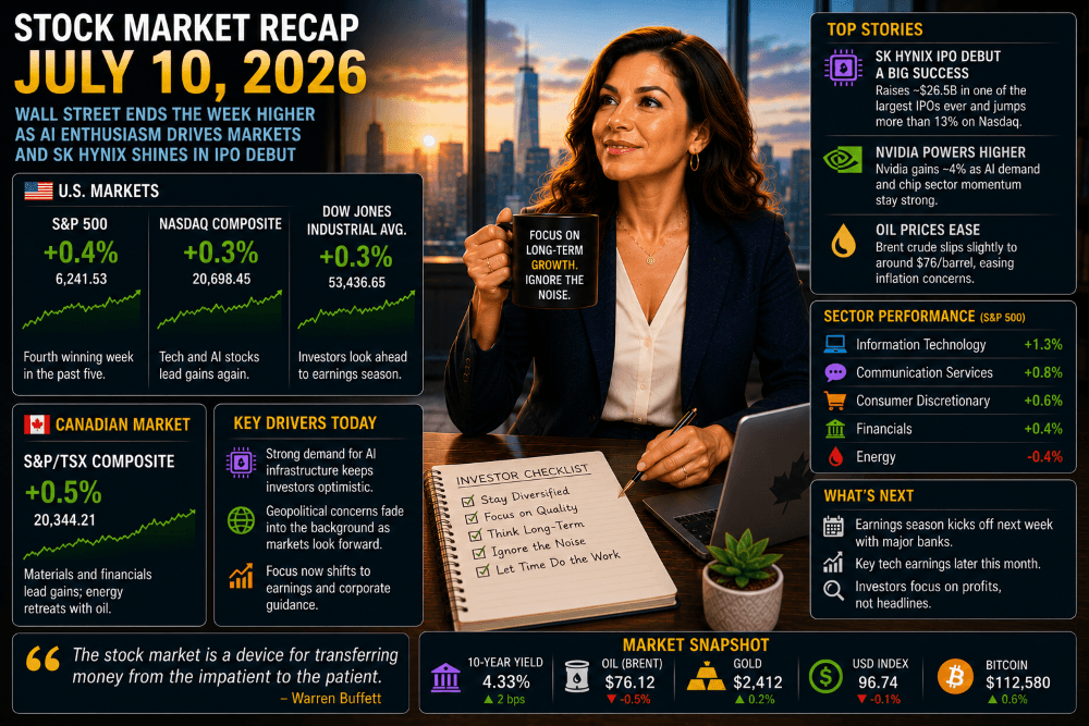 Stock Market Recap — July 10, 2026