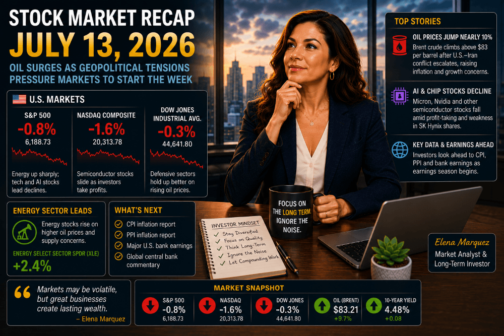 Stock Market Recap — July 13, 2026