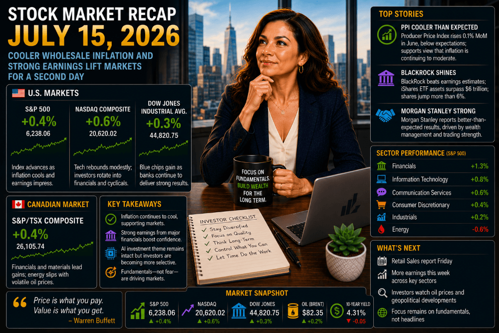 Stock Market Recap — July 15, 2026