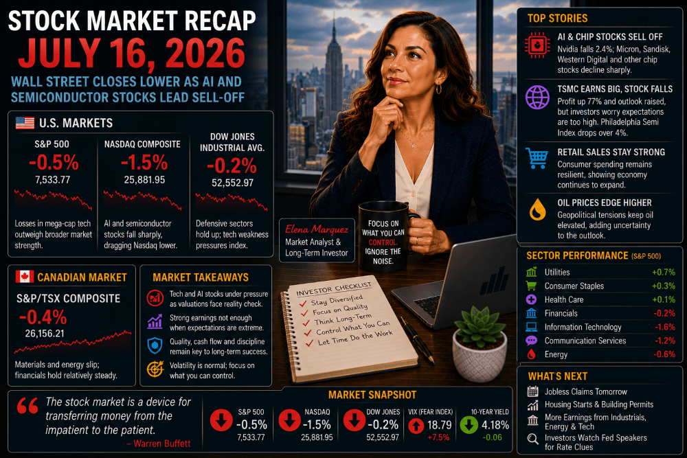 Stock Market Recap — July 16, 2026