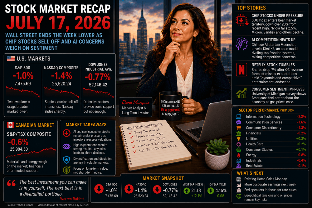 Stock Market Recap — July 17, 2026