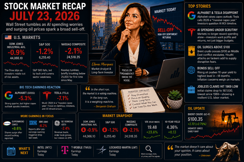Stock Market Recap — July 23, 2026