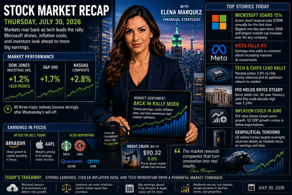 Stock Market Recap — July 30, 2026