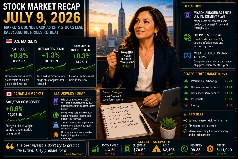 Stock Market Recap — July 9, 2026