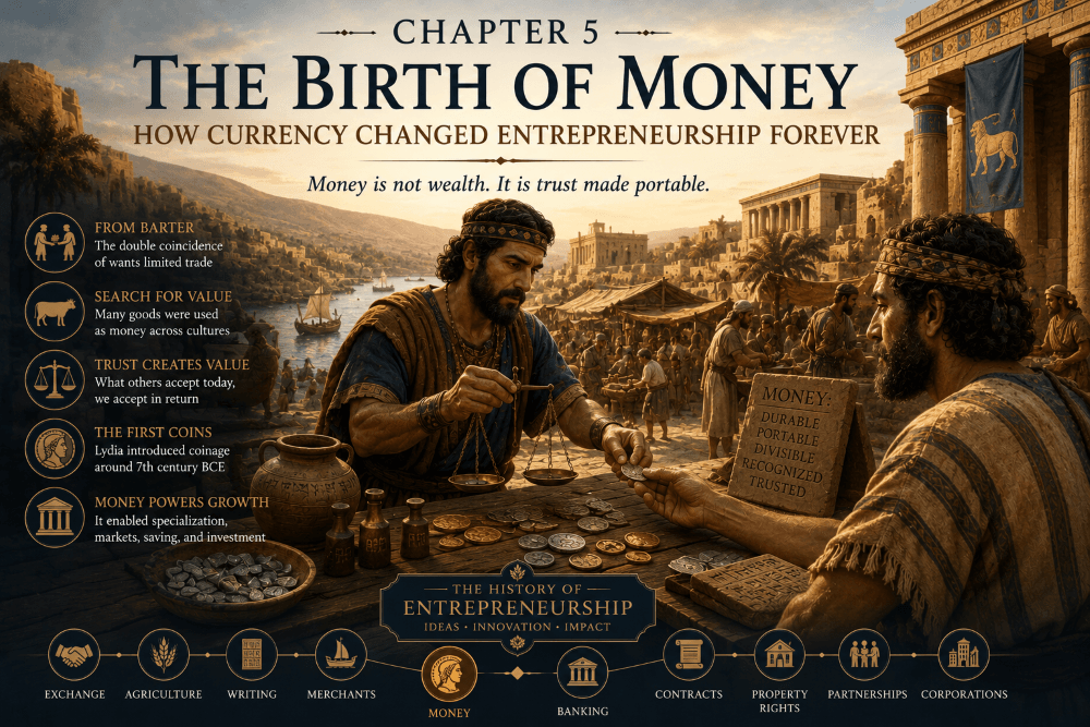 The Birth of Money How Currency Changed Entrepreneurship Forever