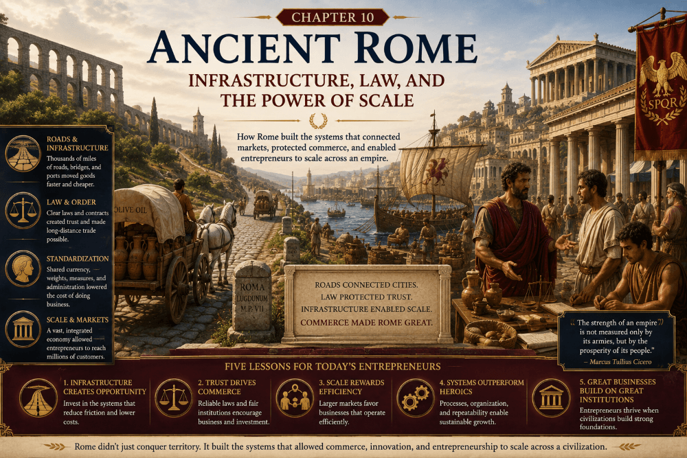 Ancient Rome How Infrastructure, Law, and Scale Built an Economic Empire