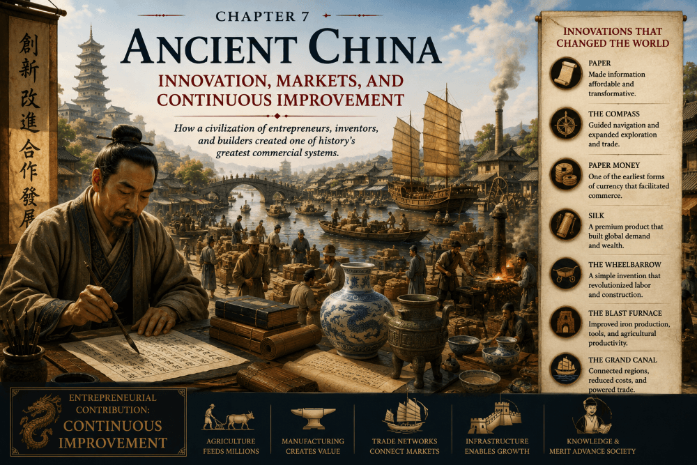 Ancient China: How Innovation, Markets, and Continuous Improvement Built a Commercial Civilization