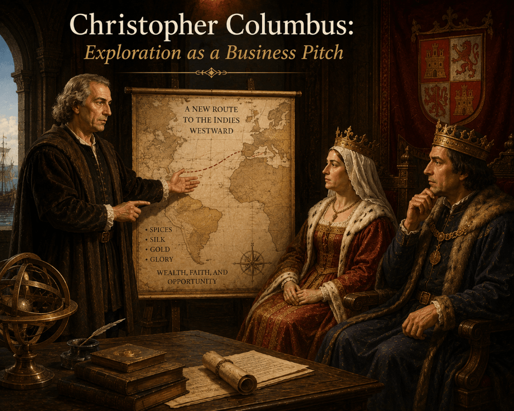 Christopher Columbus: Exploration as a Business Pitch