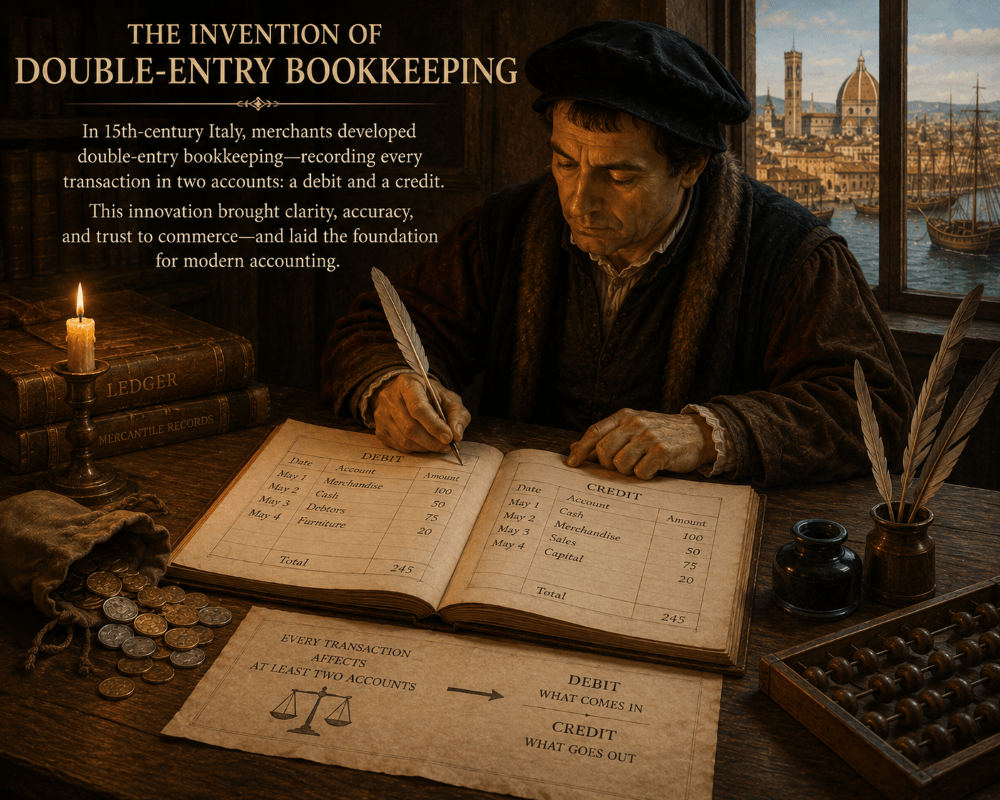 Double-Entry Bookkeeping The Idea That Built Modern Business