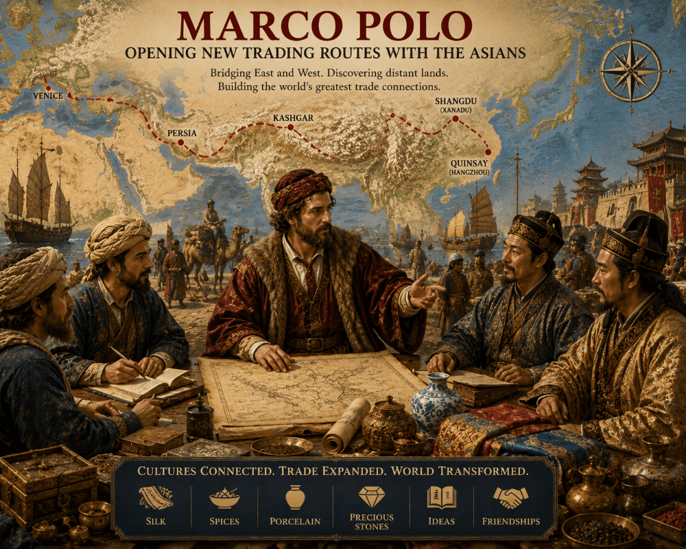 Marco Polo: The Merchant Who Reopened East-West Trade