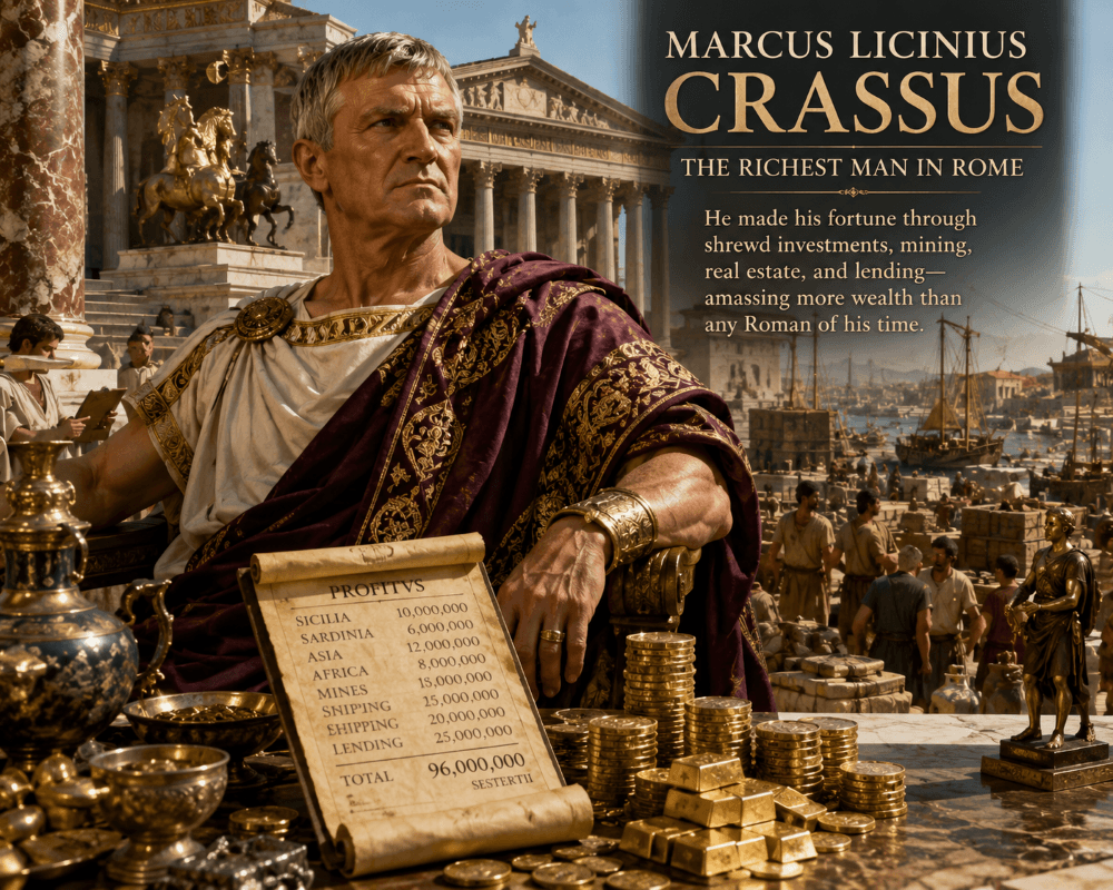 Marcus Licinius Crassus The Richest Man in Rome
