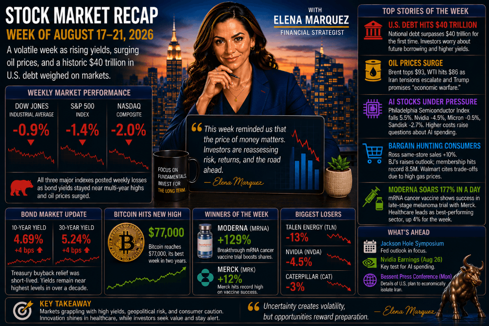 Stock Market Weekly Recap — August 17–21, 2026