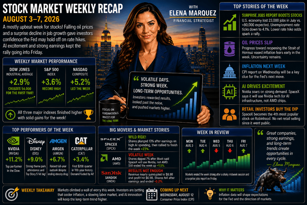 Stock Market Weekly Recap — August 3–7, 2026