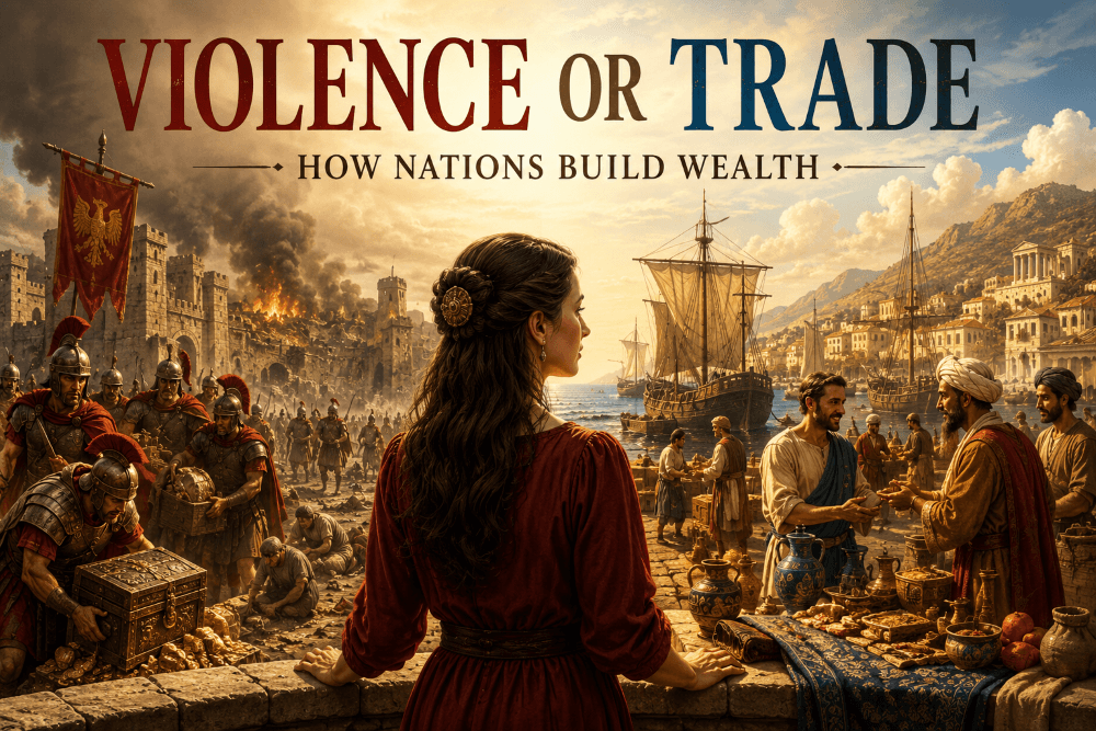 Violence or Trade How Nations Build Wealth