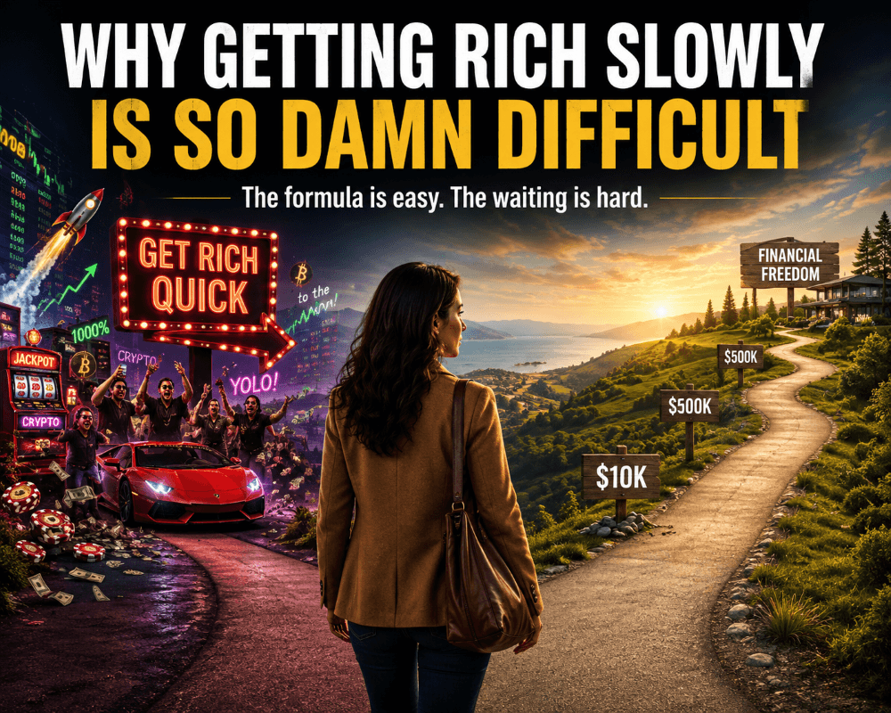 Why Getting Rich Slowly Is So Damn Difficult