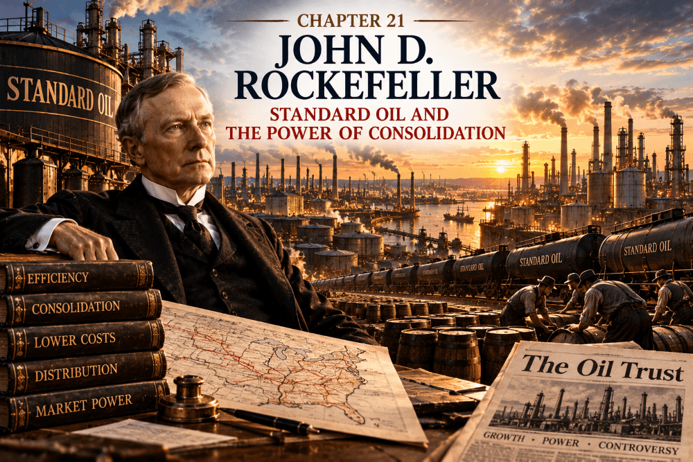 John D. Rockefeller Standard Oil and the Power of Consolidation