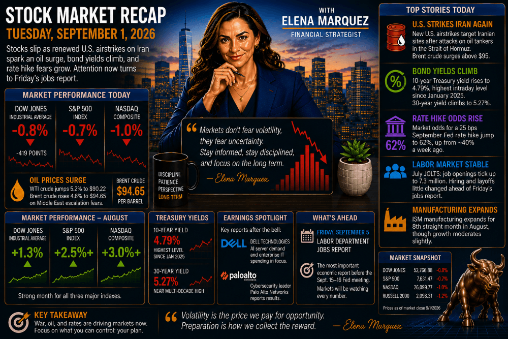Stock Market Recap — September 1, 2026