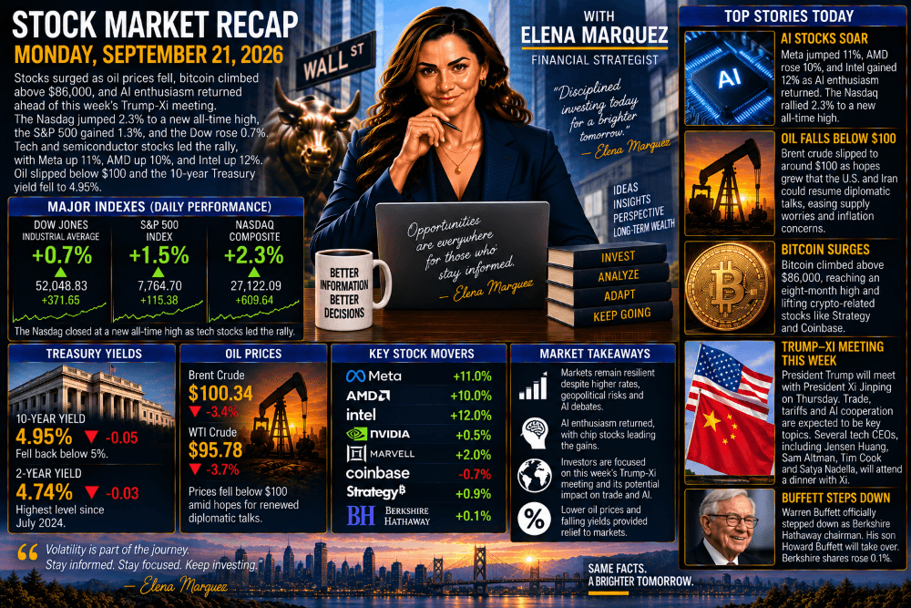 Stock Market Recap — September 21, 2026