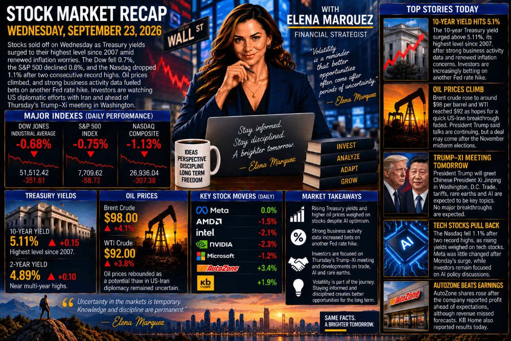 Stock Market Recap — September 23, 2026