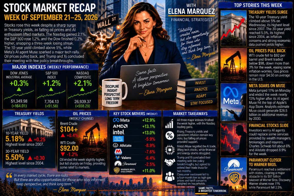 Stock Market Recap — Week of September 21–25, 2026