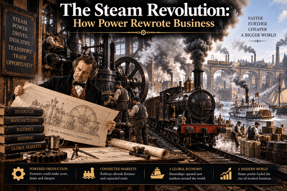 The Steam Revolution: How Power Rewrote Business