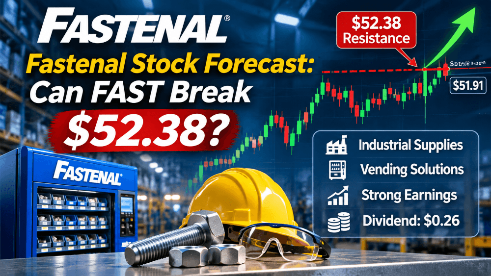 Fastenal Stock Forecast: Can FAST Break $52.38?