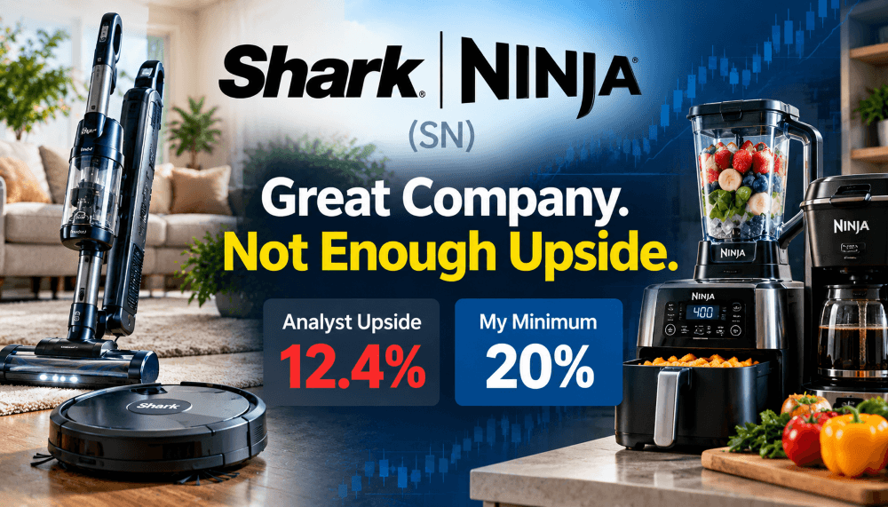 SharkNinja (SN): A Great Company, But Not a Great Investment at Today’s Price