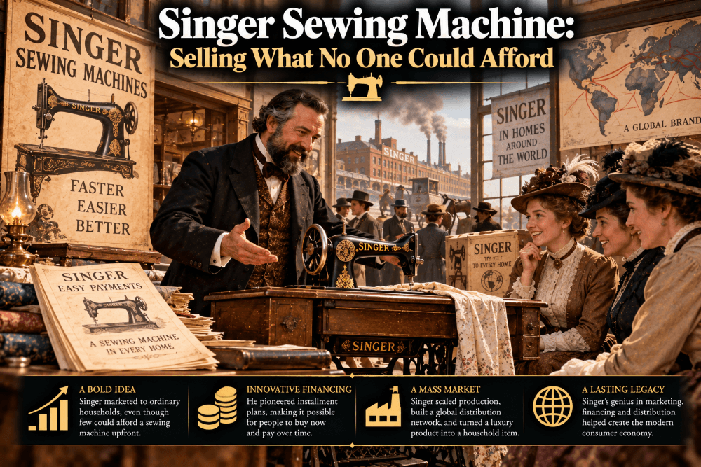 Singer Sewing Machine: Selling What No One Could Afford