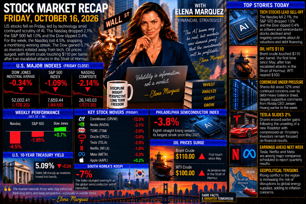 Stock Market Recap — October 16, 2026
